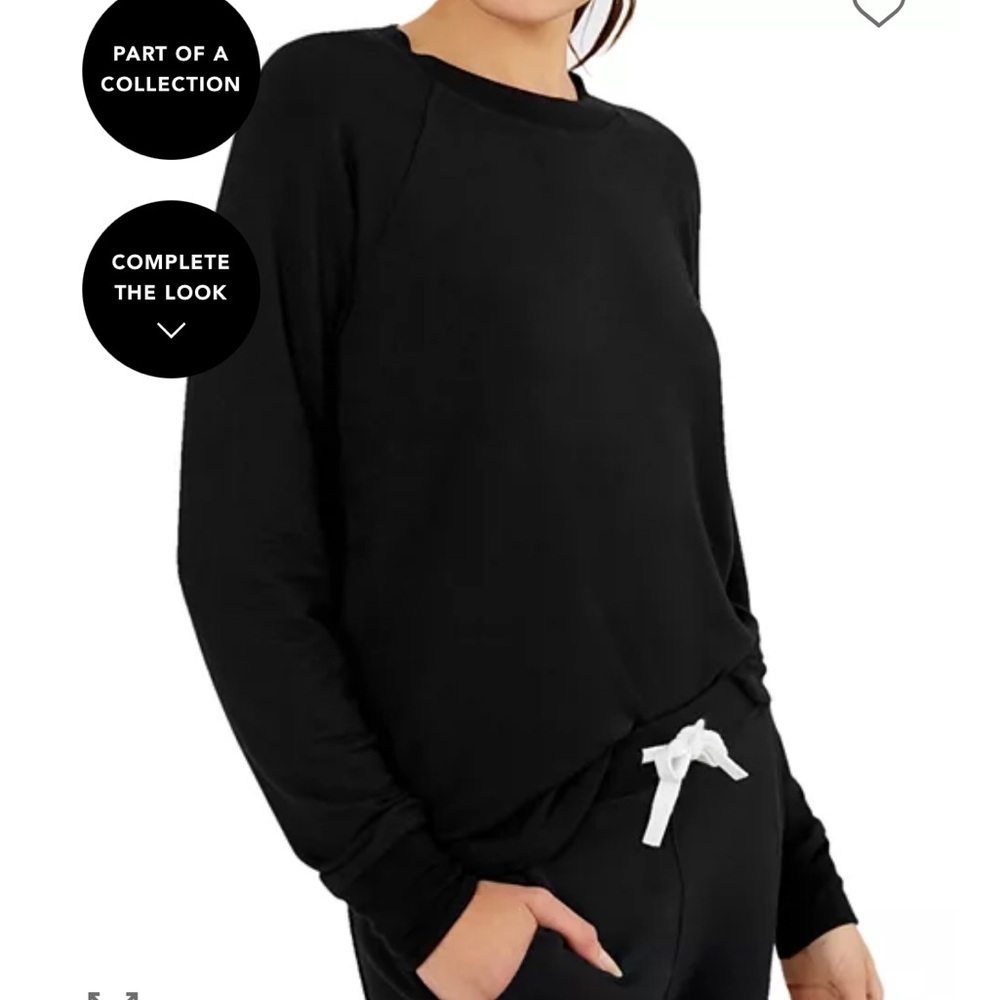 Splits59 Warm Up Curved-Hem Sweatshirt